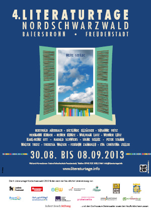 Plakat Literaturtage Nordschwarzwald 2013